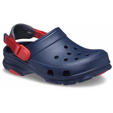 Crocs Classic All-Terrain Boys' Clogs Navy | Australia 1377NWYB